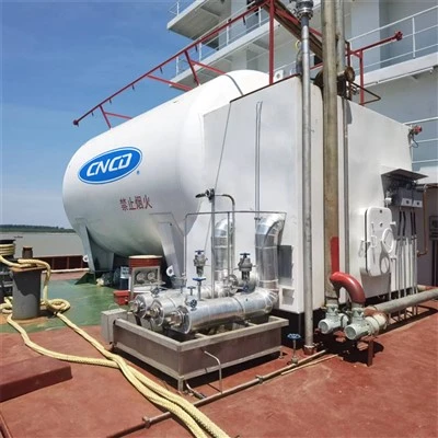 Large Industrial Stainless Steel Horizontal Lng Marine Fuel Tank
